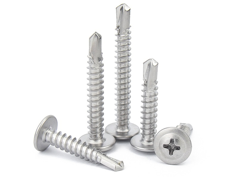 410 Stainless Steel Round Head Washer Tail Screw