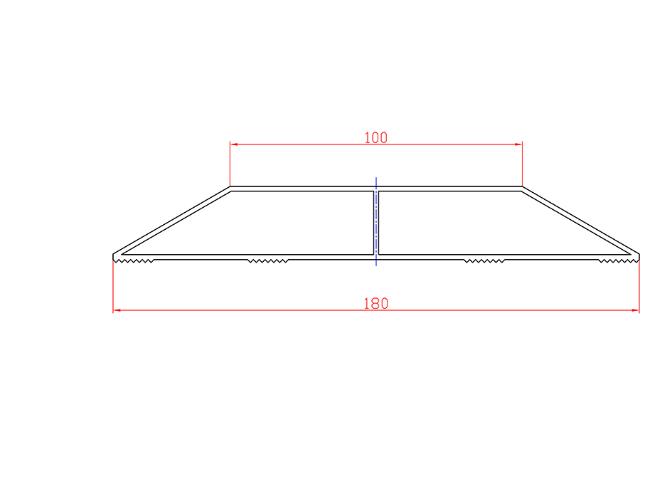 Aluminum alloy hot extrusion profile LX-4856
