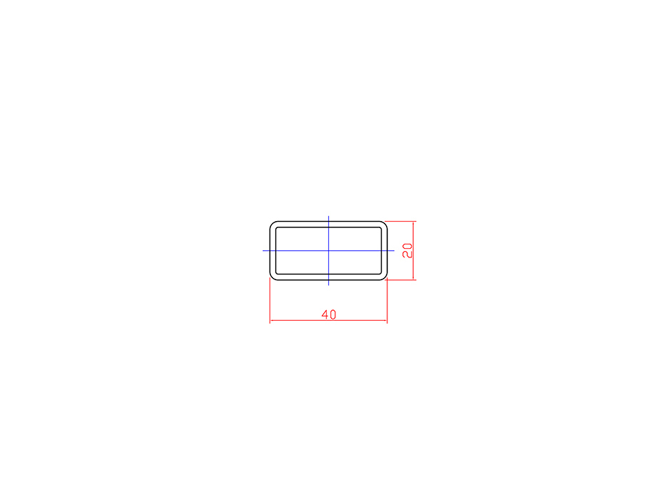 Aluminum alloy hot extrusion profile LX-4855