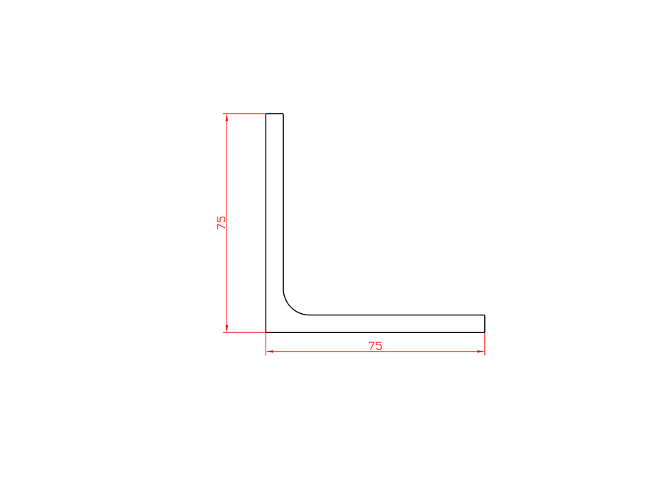 Aluminum alloy hot extrusion profile LX-4548