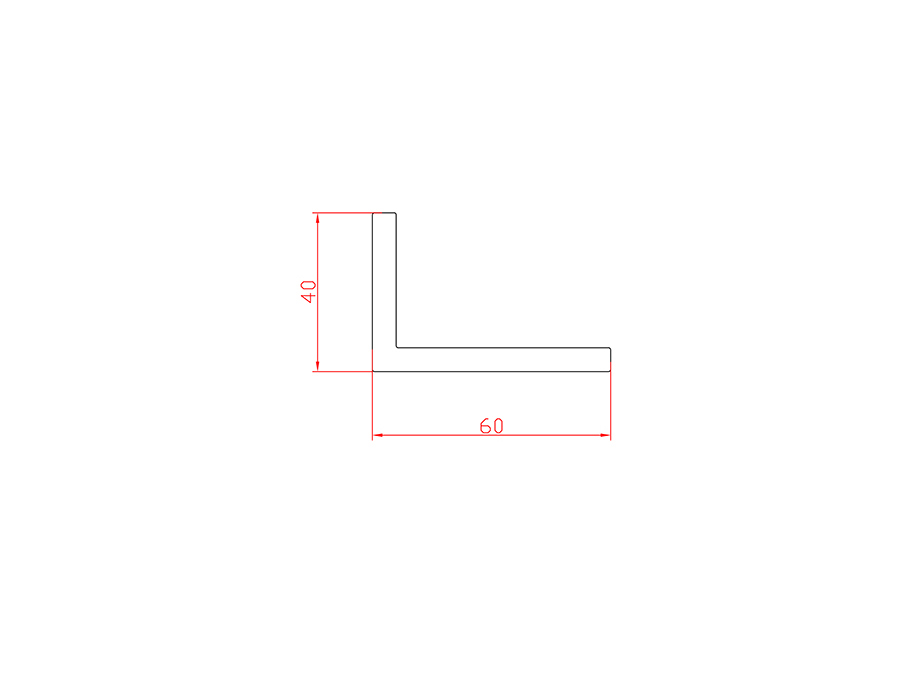 Aluminum alloy hot extrusion profile LX-4248