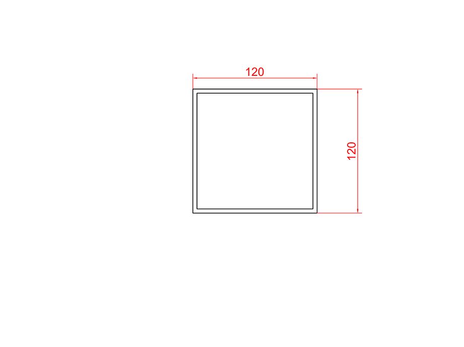 Aluminum alloy hot extrusion profile LX-3874