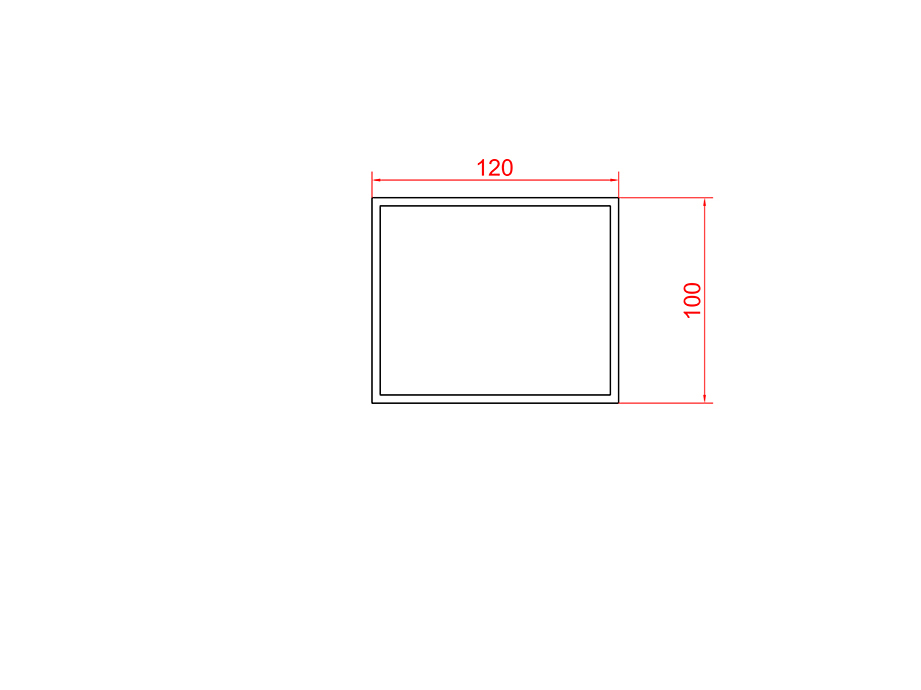 Aluminum alloy hot extrusion profile LX-3873