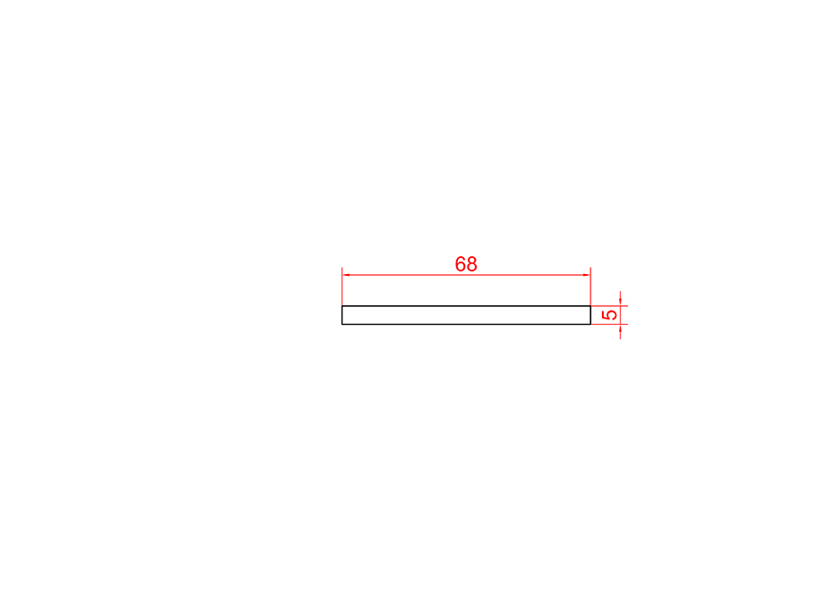 Aluminum alloy hot extrusion profile LX-3872