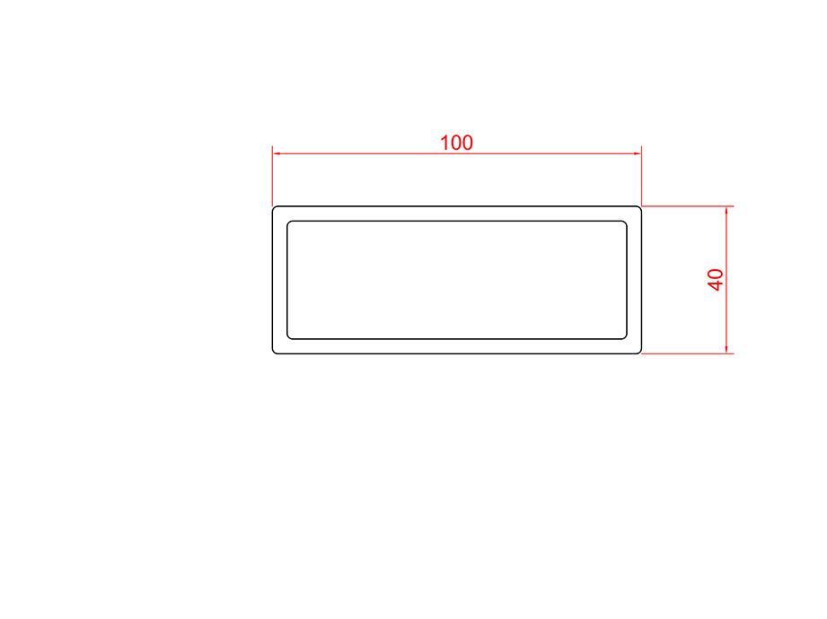 Aluminum alloy hot extrusion profile LX-3868