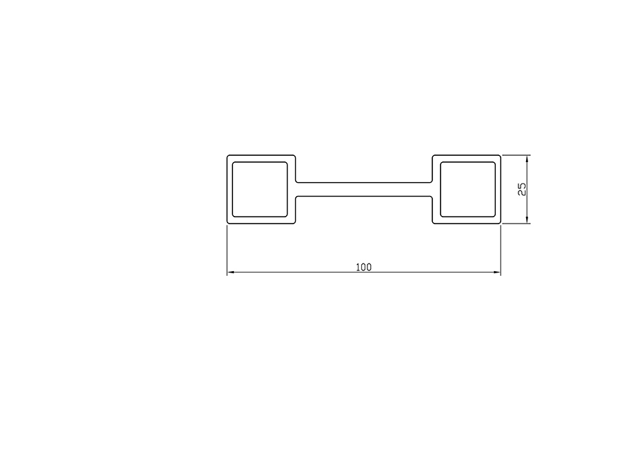 Aluminum alloy hot extrusion profile LX-3571