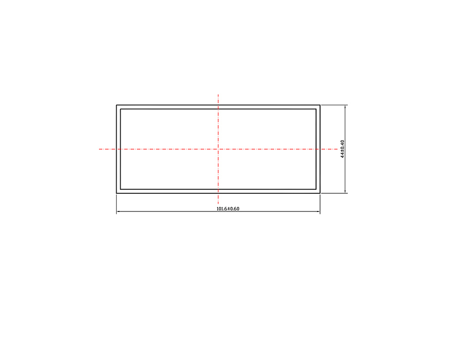 Aluminum alloy hot extrusion profile LX-288-1